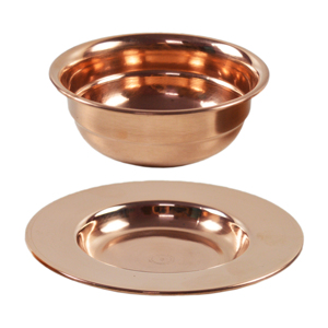 Ensemble de bols à doigts de finition en cuivre de luxe Table de mariage décorée bol de service en cuivre de haute qualité - Product Image 2