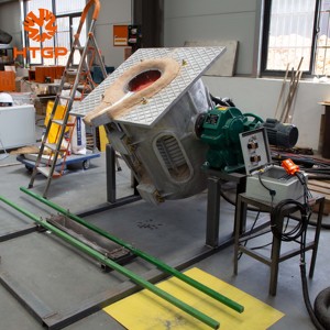 500kg 750kg製鉄所溶融鋳造炉スクラップ鉄リサイクルスクラップ金属誘導精錬機サウジアラビア - Product Image 1