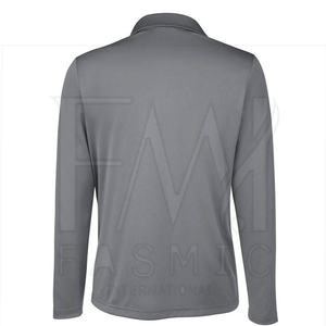 เสื้อโปโลแขนยาวสำหรับผู้หญิง, ใหม่2024เสื้อยืดออกแบบได้ตามต้องการสไตล์ทึบขนาดใหญ่พิเศษ - Product Image 6