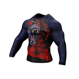 Rashguards Sublimados de Jiu Jitsu, Diseña Tu Propio Rashguard Personalizado de Manga Corta con Logotipo de Surf, MMA, BJJ - Product Image 2