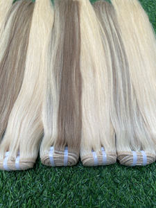 Extensions de cheveux vietnamiens couleur piano vente en gros Style de surbrillance 100 pour cent de cheveux humains Texture soyeuse douce - Product Image 1