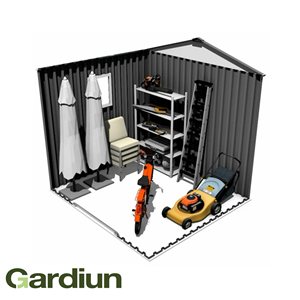 4.07โลหะสำหรับเก็บของในสวนดาร์ลิงตันแอนทราไซต์ M2หน้าต่างเดียว | อุปกรณ์ทำสวนกลางแจ้ง | สินค้าพร้อมส่งจากสเปน - Product Image 3