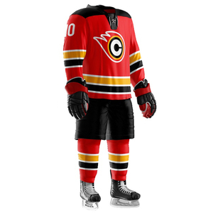 Nuevo 2025 Jersey de hockey sobre hielo Poliéster de alta calidad Unisex Adultos Uniforme Servicio OEM con logotipos de colores personalizados - Product Image 2