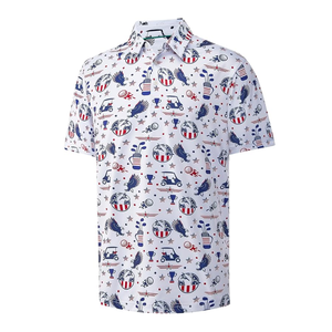 Vente en gros de polo de golf pour hommes avec logo personnalisé Séchage rapide Léger Respirant Performance Broderie Polos de haute qualité - Product Image 1