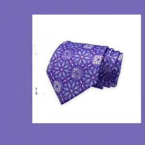 Men's Stylish Box Necktie Fashionable Digital Printed Pole <b>Tie</b> Including Accessories - Product Image 4