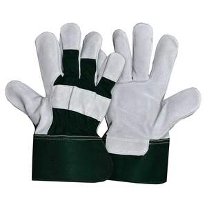 Guantes de Trabajo de Cuero Vacuno, Guantes Industriales de Cuero Canadiense, Guantes de Trabajo Resistentes de Doble Palma para Protección de Manos - Product Image 2