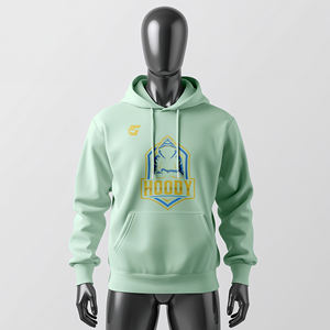 เสื้อฮู้ดสวมหัวมีฮู้ดแบบเรียบใส่ได้ทั้งชายและหญิงโลโก้ตามสั่งผู้ผลิต - Product Image 4