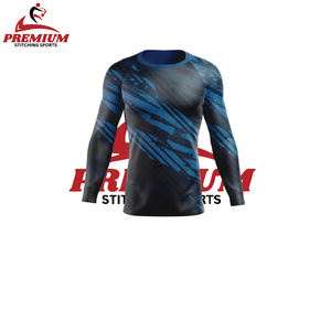 Protector de sarpullido personalizado de manga larga, protector de sarpullido elástico para Fitness, ropa informal de secado rápido - Product Image 5