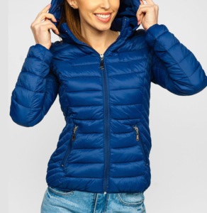 Factory Wholesale Everyday Wear Women's Winter Puffer Jackets Direct B2B Supply Hooded Zipper <b>Up</b> Women's Puffer Jackets - Product Image 4