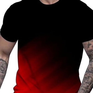 เสื้อยืดผ้าฝ้าย100% ระบายอากาศ150กรัมสำหรับผู้ชายทรงหลวมพอดีตัวพิมพ์ลายลูกเรือออกกำลังกายกระเป๋ากันยับ - Product Image 4