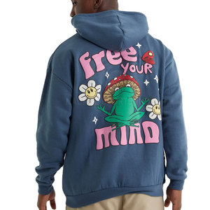 Pakistan Made Trendy Color Contrast Puff Printing Hoodies pour hommes Winter Basics à bas prix - Product Image 2