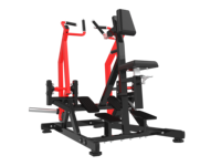 Máquina de remo comercial isolateral con doble palanca independiente para entrenamiento de espalda media, equipo para gimnasio RS-1011