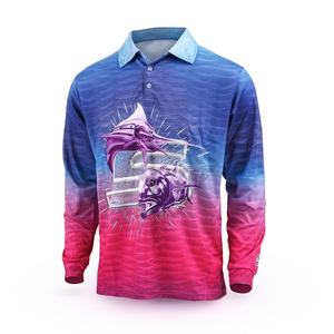 Polo de Pesca de Alto Rendimiento con Protección Solar UPF 50+, Sublimación de Camuflaje OEM de Alta Calidad, Secado Rápido, 100% Poliéster - Product Image 4