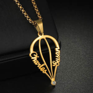 Collar con colgante de moda chapado en oro PVD de 14K y 18K, de acero inoxidable 316L personalizado, joyería fina, collar de béisbol para mujeres y hombres - Product Image 4