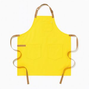 Tablier de cuisine en denim de coton épais et résistant à l'eau, pour le commerce transfrontalier, le travail dans les magasins de thé au lait et la maison - Product Image 5