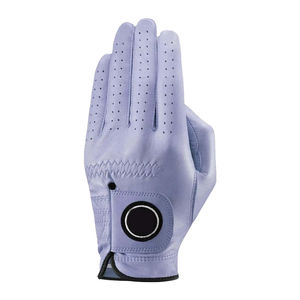 Guantes de Golf Unisex de Piel Personalizados con Impresión, Guantes de Piel de Cabra con Marcador de Bola Magnético Extraíble y Logotipo Personalizado - Product Image 2