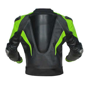 Chaqueta de Motocicleta de Cuero Genuino de Alta Calidad, Chaqueta de Motociclista de Cuero Personalizada, Transpirable, Diseño Profesional, Hecha en Pakistán - Product Image 4