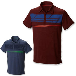 Camiseta de Golf para Polo de 100% algodón para hombre, Camiseta deportiva antiarrugas que absorbe la humedad con patrón sólido, ajuste y cómoda - Product Image 1
