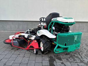 Tondeuse autoportée OREC RM982F industrielle 2 temps 190cc Rabbit à moteur central 38 pouces 4 roues motrices pour la coupe de l'herbe - Product Image 5