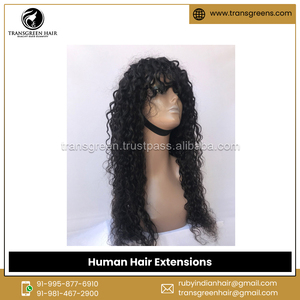 No. 1 Indian Manufacturer Selling Top Quality 24 Inches Raw Cambodian Bob Loose Curly Human Hair Extension Wigs at Bulk Price - Product Image 2