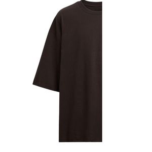 Camiseta de Manga Corta Casual para Hombre, Talla Grande, Bordada, Transpirable, con Logotipo Personalizable en la Parte Delantera, Color Marrón, 220 g/m², 100% Algodón - Product Image 2