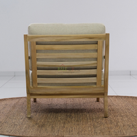 Canapé-lit en bois écologique avec coussin imperméable, design minimaliste moderne pour une utilisation en extérieur dans les cours d'hôtels et les parcs