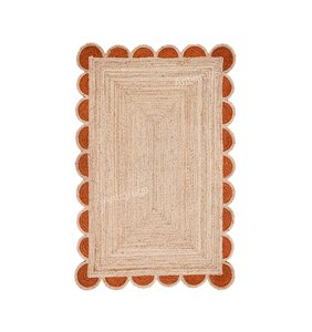 Vente en gros 100% ensemble de tapis tressés en jute tapis Dhurries tissés à la main ensembles de tapis de salon en coton de qualité supérieure pour la maison - Product Image 6