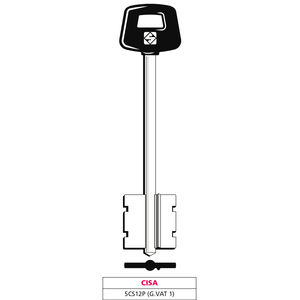 Chiave Doppia per Mappa 5cs12p (g. Vat 1) Cisa - Product Image 1