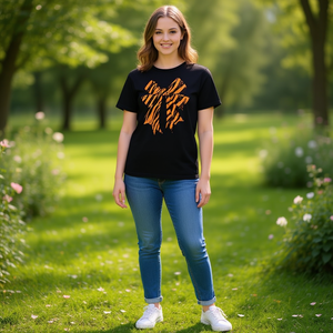 Camiseta con Estampado de Tigre y Lazo para Niñas Coquette, Camiseta Promocional para Mamá - Product Image 3