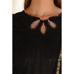 MIRAKHI Conjunto Casual de 3 Piezas: Camisa Chikanari con Bordado de Pollo y Dupatta de Chifón con Estampado LAWN JAQUARD -BIC-5200 - Product Image 5