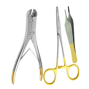 Ciseaux Iris pour orthodontie, coupe-fil manuel en acier inoxydable TC, coupe-fil distal, forceps, par SurgiRight - Product Image 6