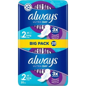 For Always Ultra Disposable Overnight <b>Pads</b> Size 4 Maxi Discreet and Unscented-48 Pack - Product Image 2