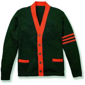 Cárdigan de punto con cuello en V para hombre, color granate, manga larga, transpirable, para verano, precio mayorista económico, color y talla personalizables - Product Image 3