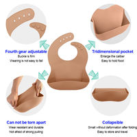 Ensemble de vaisselle pour enfants en silicone écologique sans BPA - Bavoir imperméable, assiette à ventouse, bol, cuillère, vaisselle pour bébé de qualité alimentaire
