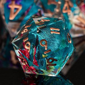 <span class=keywords><strong>Jeu</strong></span> <span class=keywords><strong>de</strong></span> dés à bords tranchants du MDN, <span class=keywords><strong>jeu</strong></span> <span class=keywords><strong>de</strong></span> 7 dés en résine multi-faces, <span class=keywords><strong>jeu</strong></span> <span class=keywords><strong>de</strong></span> rôle fleur, dés D et D D20 D12 D10 D8 D6 D4 - Product Image 4