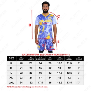 Tenue de football entièrement sublimée à faible MOQ |   Maillot de football personnalisé |   Vêtements de sport professionnels respirants et à séchage rapide pour équipes, vente en gros - Product Image 6