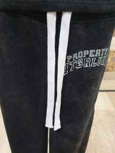 Débardeur pour femme en strass de haute qualité, meilleur style avec pantalon en molleton français, logo sur le devant, vente en gros - Product Image 2