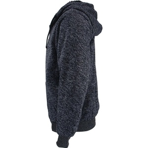 Custom Men High Quality Sherpa <b>Lined</b> Zip Hoodie Heavyweight Winter Warm <b>Fleece</b> <b>Jacket</b> - Product Image 5