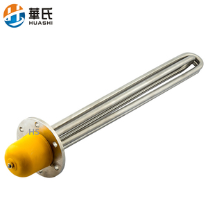 Flens pemanas air listrik, 2KW 3KW 220V Stainless Steel pemanas Tubular tangki air wajan minyak koil pemanas - Product Image 6