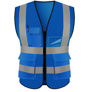 Gilet de sécurité haute visibilité ANSI Classe 2, imperméable, avec LED clignotantes, léger, pour moto, travaux de construction et sécurité extérieure - Product Image 4