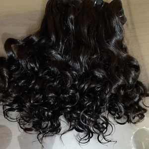 Extensiones de pelo de templo virgen indio del sur de fábrica, extensiones de peluca, pelo humano natural al por mayor - Product Image 2