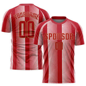 Camisetas de fútbol personalizadas de la mejor calidad, uniformes de fútbol sublimados de secado rápido de gran venta para clubes, escuelas, ropa de fútbol al por mayor - Product Image 4