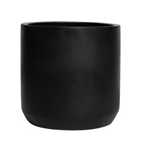 Produsen poly resin cat matte putih pot lantai bunga persegi panjang pot kotak Jendela luar ruangan dalam ruangan
