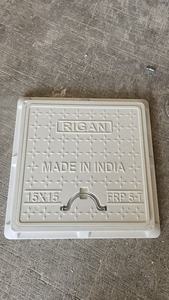 ฝาปิดท่อระบายน้ำ FRP วัสดุ BMC SMC ป้องกันการโจรกรรม ทนการกัดกร่อน สีเทา รูปทรงสี่เหลี่ยม เป็นมิตรกับสิ่งแวดล้อม กันน้ำ - Product Image 4