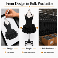 Fabricant OEM ODM sur mesure, MOQ, robe mini corset noire sans bretelles, robe moulante pour femme, robe de soirée, fournisseur 50 pièces