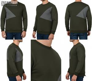 Meilleure vente femmes de haute qualité 65% coton 35% polaire sweat à col rond conception personnalisée pull hiver luxe sweat tricoté - Product Image 5