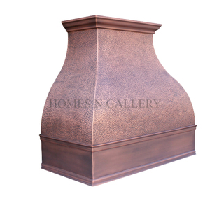 Precio asequible, diseño martillado antiguo personalizado, cocina moderna, chimenea decorativa, campana extractora montada en la pared, chimenea con dosel - Product Image 4