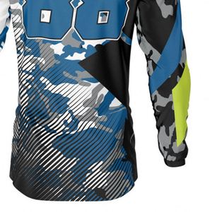 Camiseta de carreras de Motocross, venta al por mayor con logotipo personalizado, camisetas cruzadas de motocicleta de talla grande de secado rápido para hombre, camiseta de carreras - Product Image 6