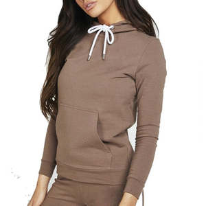 Sudaderas con capucha de peso pesado para mujer, piel de algodón 100% en el interior, ropa cálida de invierno, logotipo de marca personalizado, fabricante OEM estampado - Product Image 5