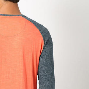 T-shirt à manches longues raglan chaud, logo personnalisé, t-shirt à manches longues raglan pour homme, t-shirt à manches longues raglan de baseball - Product Image 4